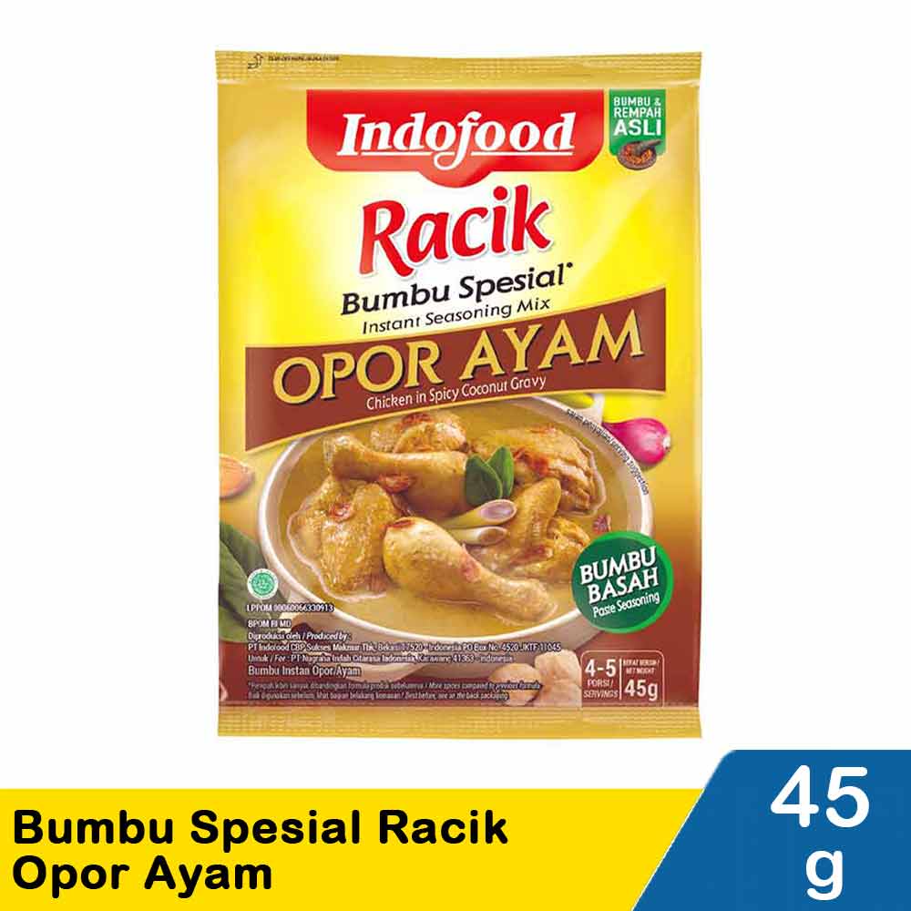 

Indofood Bumbu Spesial Racik Opor Ayam 45 Gram