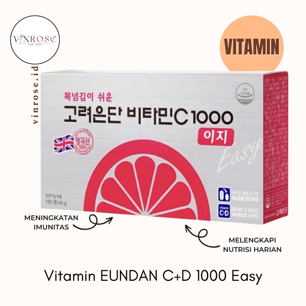 Vitamin EUNDAN C+D 1000 Easy (60 tablets) Korea/ Vitamin C Korea