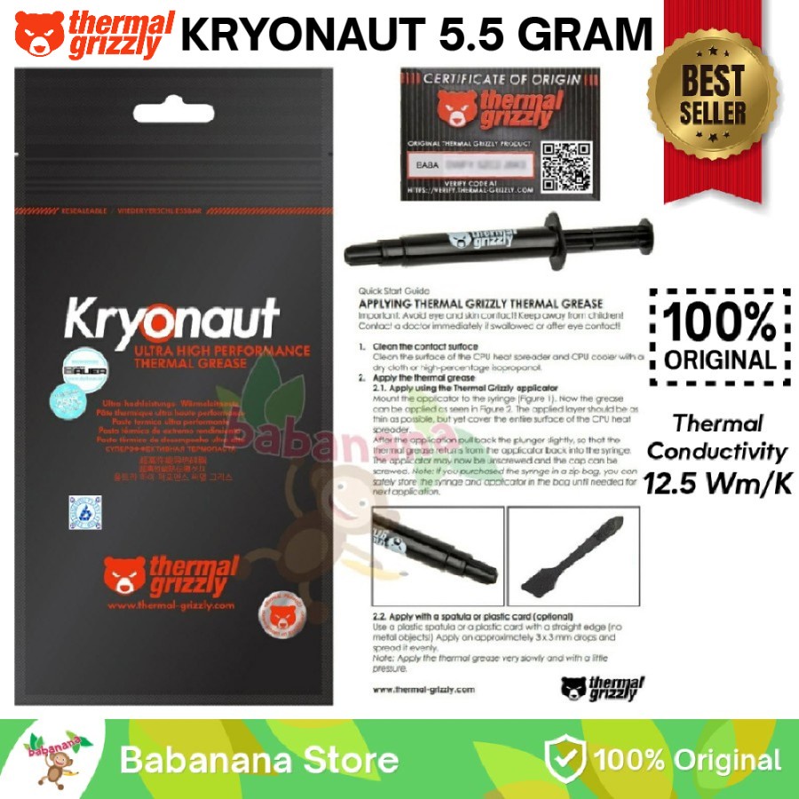 Thermal paste kryonaut 5.5g original