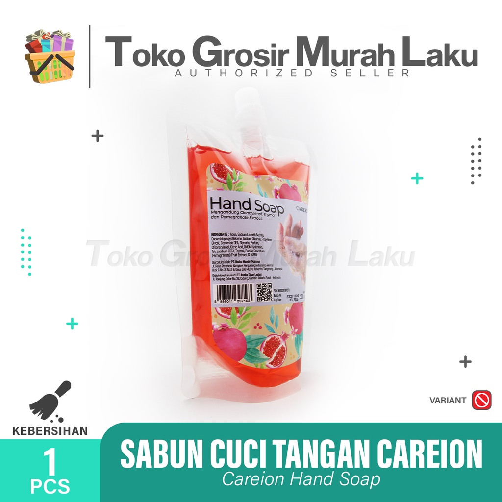 CAREION HAND SOAP POMEGRANATE HAND WASH SABUN CUCI TANGAN 300ML REFIL