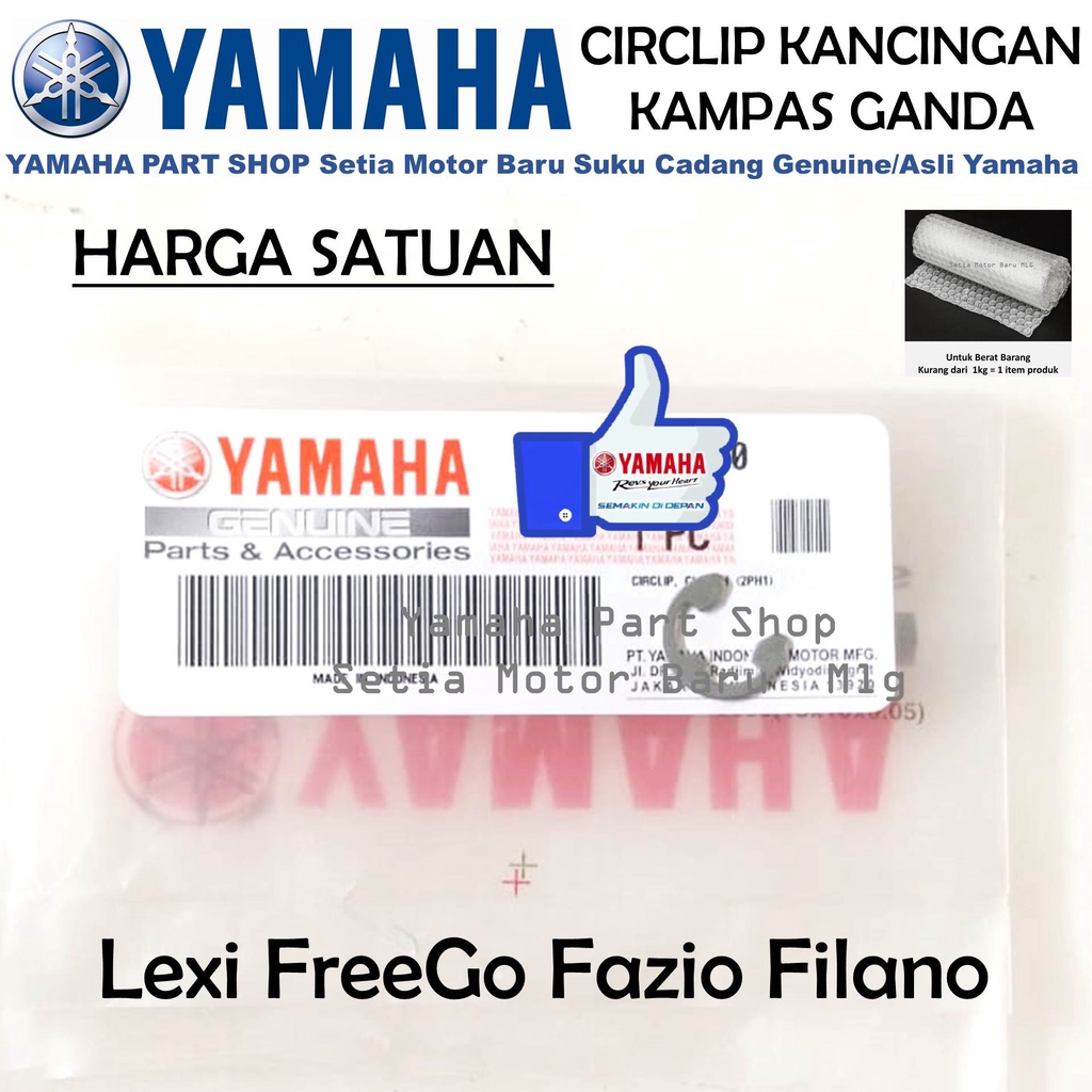 Kancingan Kampas Ganda Circlip FreeGo Lexi Fazio Filano Asli Yamaha Setia Motor Baru