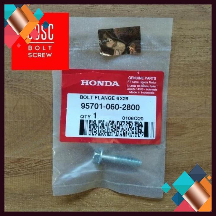 [BBS] BAUT DUDUKAN PLAT NOMER SUPRA X LAMA FIT 6X28 957010602800 AHM