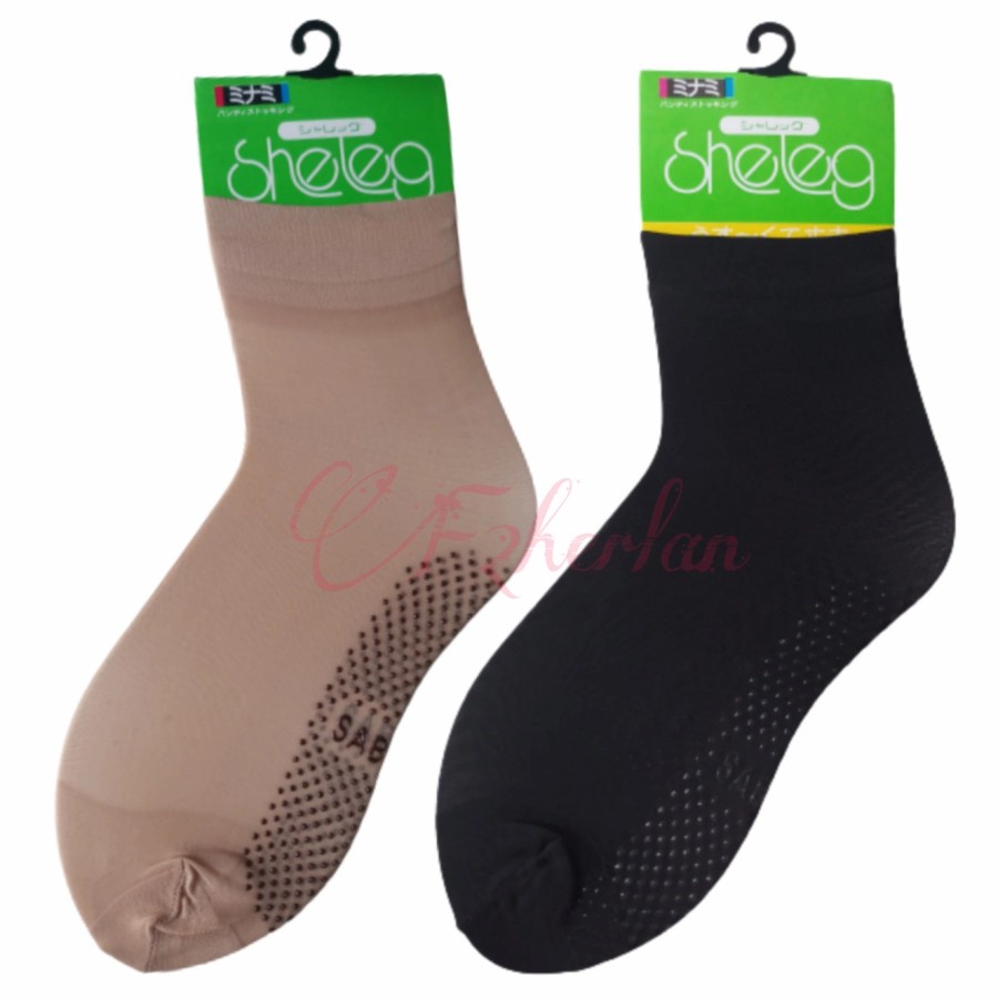 KAUS KAKI BAHAN STOCKING KAUS KAKI POLOS PENDEK 3/4 DEWASA DAN REMAJA , WANITA