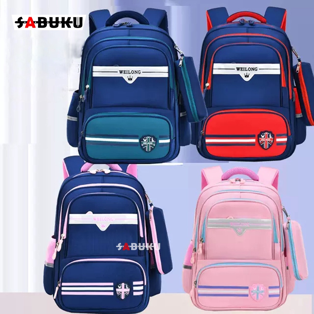 Tas Rasnel Sekolah Anak Perempuan Dan Laki-laki Unisex  Sekolah TK PAUD SD Tas Laptop Backpack - 287