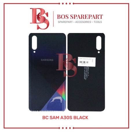 TUTUP BELAKANG SAMSUNG A30S BLACK / BACK DOOR / BACK COVER