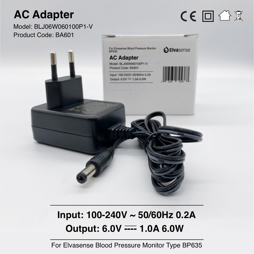 AC Adapter Tensimeter Elvasense BP635