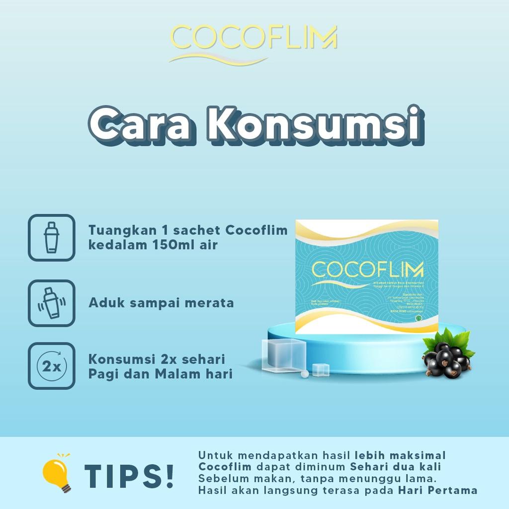 [ORI] Cocoflim Minuman Diet Sehat Detox Tubuh Suplemen Pelangsing Tubuh - 1 BOX