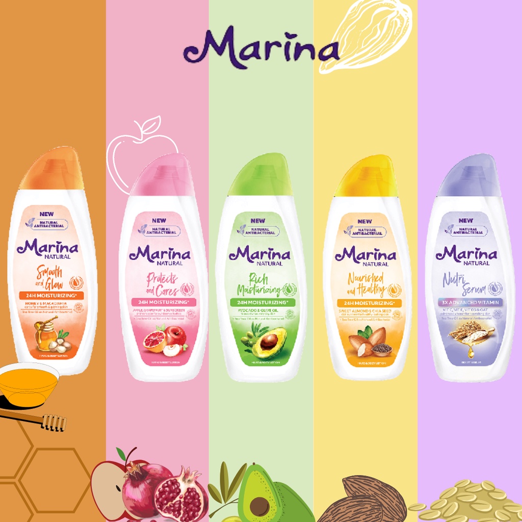 Marina Handbody Lotion Natural KECIL 95ML