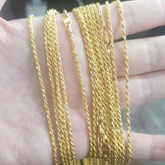 Fred Kalung Polos Anak Balita Bayi Nori Emas Asli 420 42% 34 Cm 9K Muda