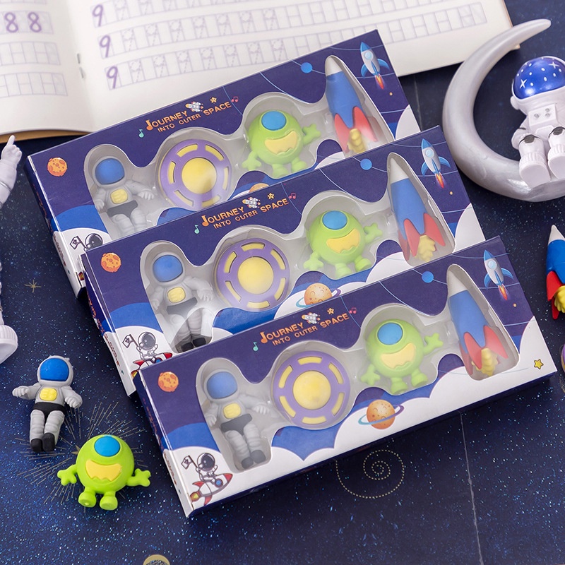 

PENGHAPUS PENSIL MOTIF ASTRONOT SPACESHIP ALIEN LUCU BOX / ERASER PENCIL LUAR ANGKASA ROCKET CUTE IMPOR ALAT TULIS ATK E5 #KIDSPARKLE