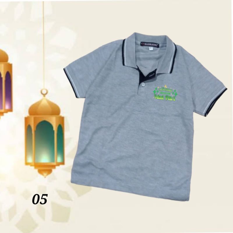 Kaos Wangky Anak Idul Fitri M L XL / Kaos poloshirt Idul Fitri Anak Unisex