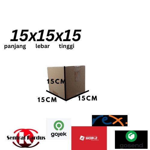 

kardus standar ukuran 15x15x15 cm ( 10 PCS )
