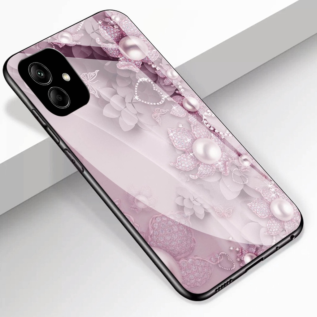 (U 167) Case Kaca Samsung A04 A04e - Casing Hp Samsung A04 A04e - Softcase Kaca Glossy Samsung A04 A