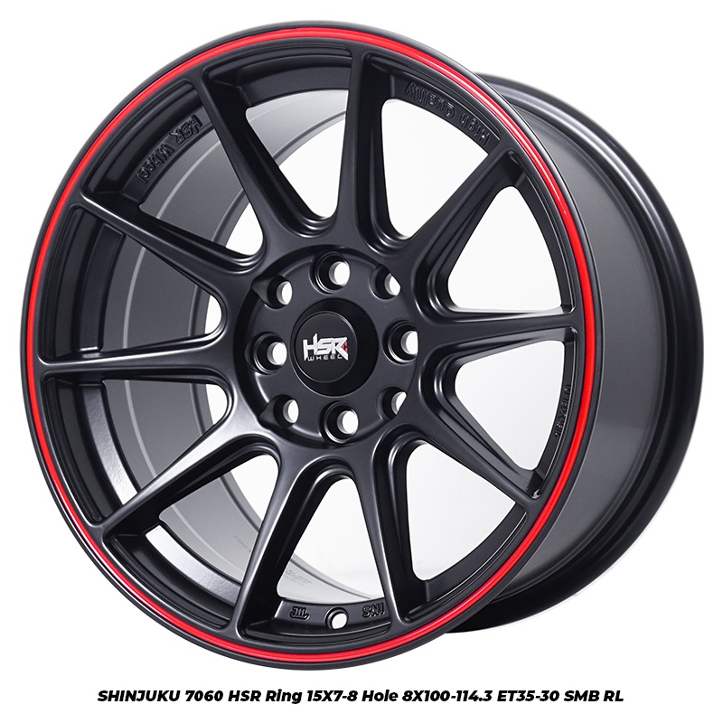 Velg Racing Ring Hsr Shinjuku Velg Mobil Celong Buat Agya Brio Galant Futura