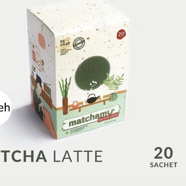 

☏ Matcha Latte Box of 20 - Matchamu ♪