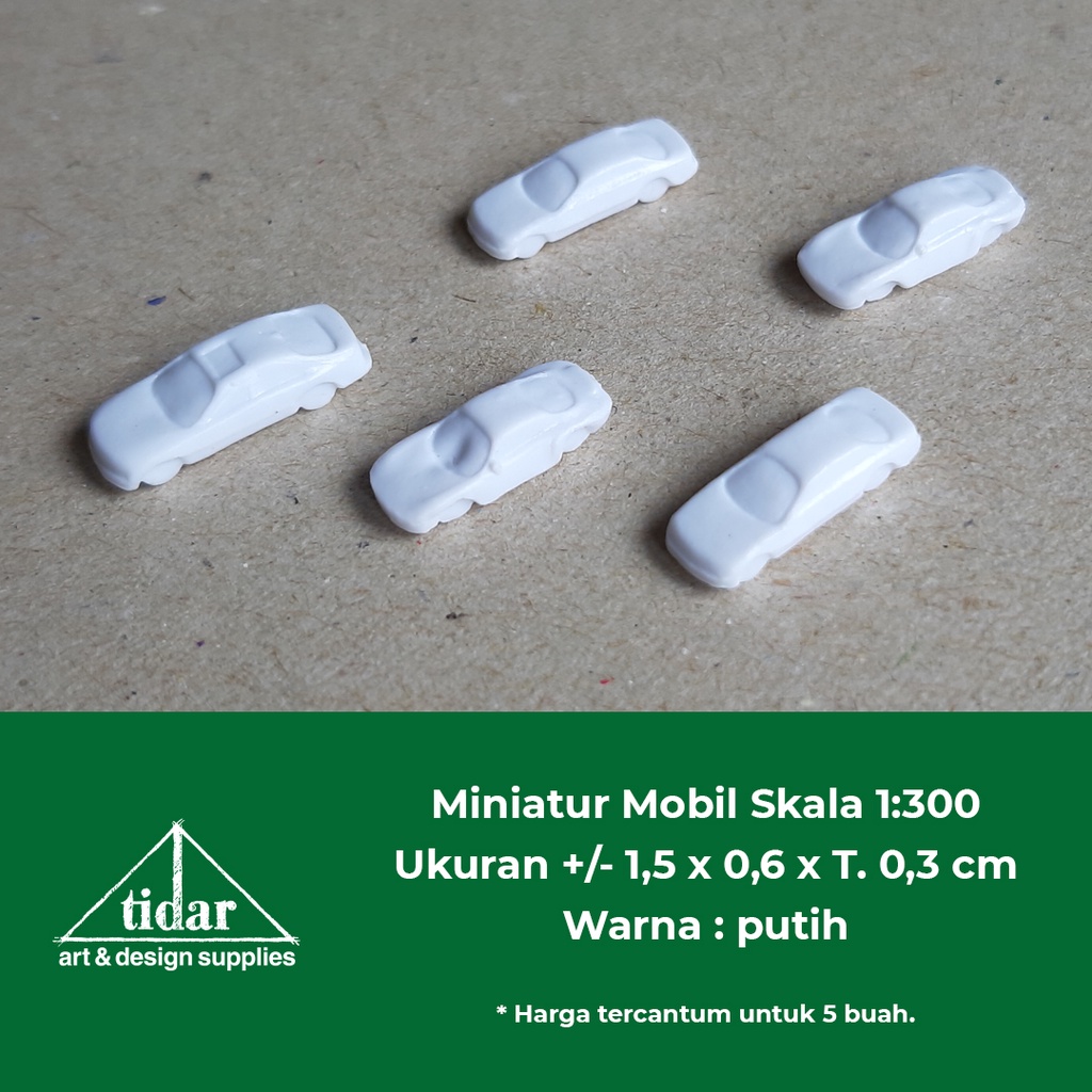 

[MR] AE - Miniatur Mobil Skala 1:300 - Maket Kendaraan Sedan Putih