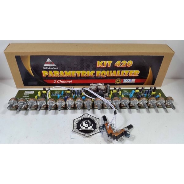 Terlaris 11# Kit Parametrik Equalizer Stereo 2 Channel