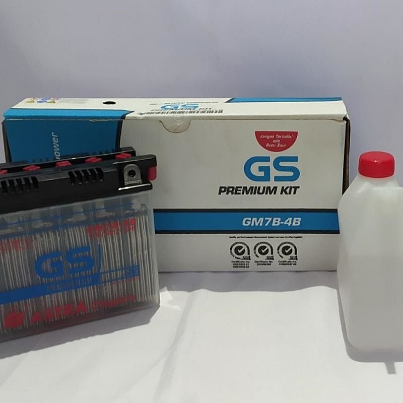 AKI MOTOR/ACCU MOTOR GM7-4B (KIT)/GS ASTRA Sparepart murah