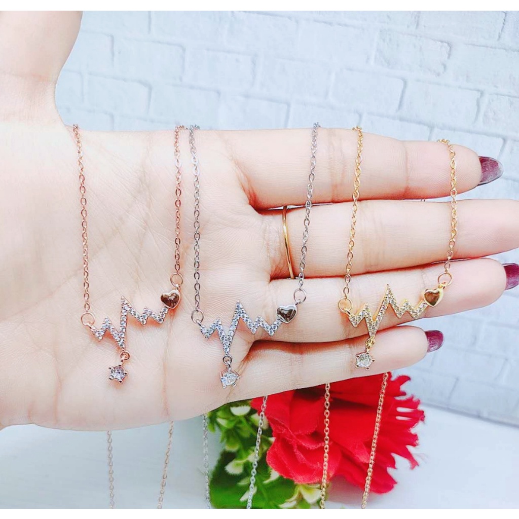 Titanium Gelang Serut Permata Perhiasan Fashion 216