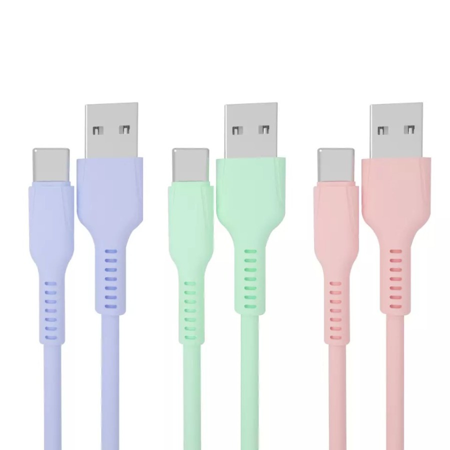 [GROSIR] KABEL DATA CHARGER ADAPTOR MACARON CAS CASAN FAST CHARGING MAKARON HANDPHONE SMARTPHONE