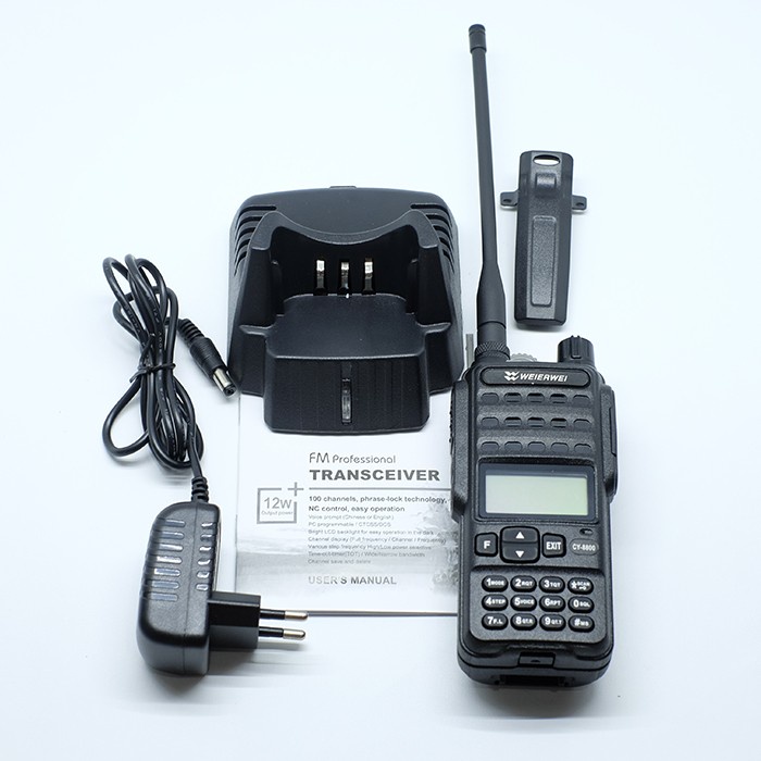 HT Weierwei CY8800 10 Watt Single Band VHF / VEV CY8800 Garansi 1 tahun Servis / Free Earset WALKIE 