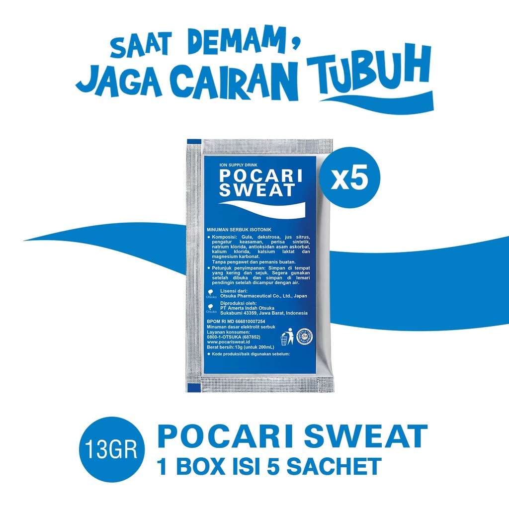 

POCARI SWEAT SACHET 13G X 5