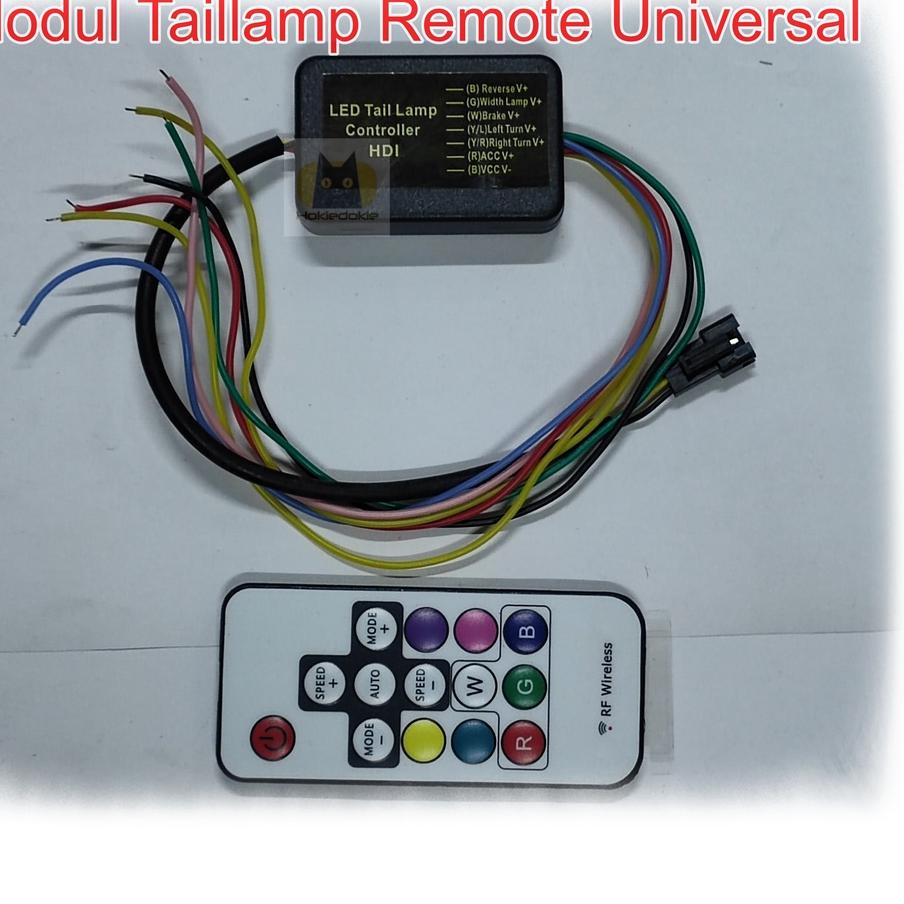 ● Modul taillamp remote universal bagasi multi mode led RGB ws2811 ➯