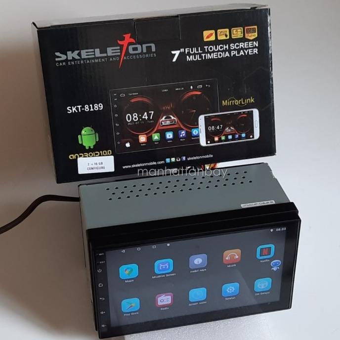 [Ram 2Gb/Rom 16Gb] Head Unit Android Skeleton 7 Inch