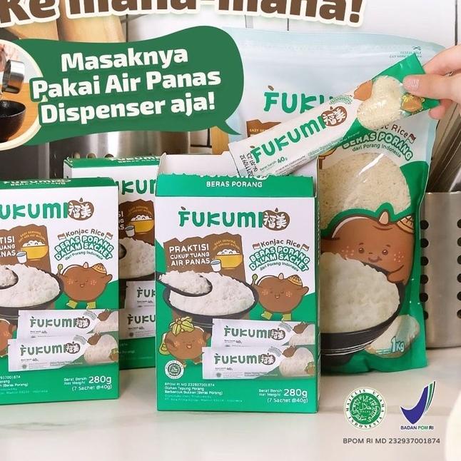 

♕ Fukumi Beras Porang 1 Box Isi 7 Sachet Murah ✪
