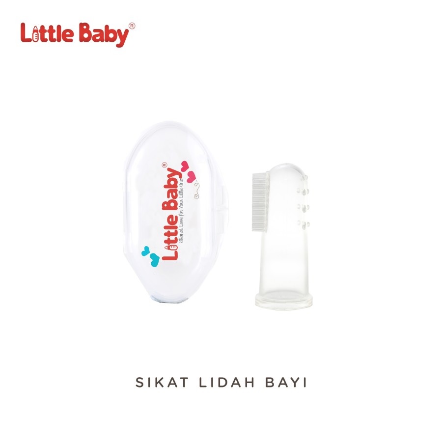 Little Baby Silicone Finger Toothbrush/ Sikat Jari Gigi Lidah Bayi