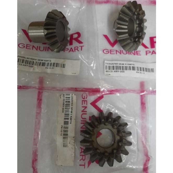 Viar Genuine Parts, Gear Pinion Set Gardan Depan, New Karya 150, 200,