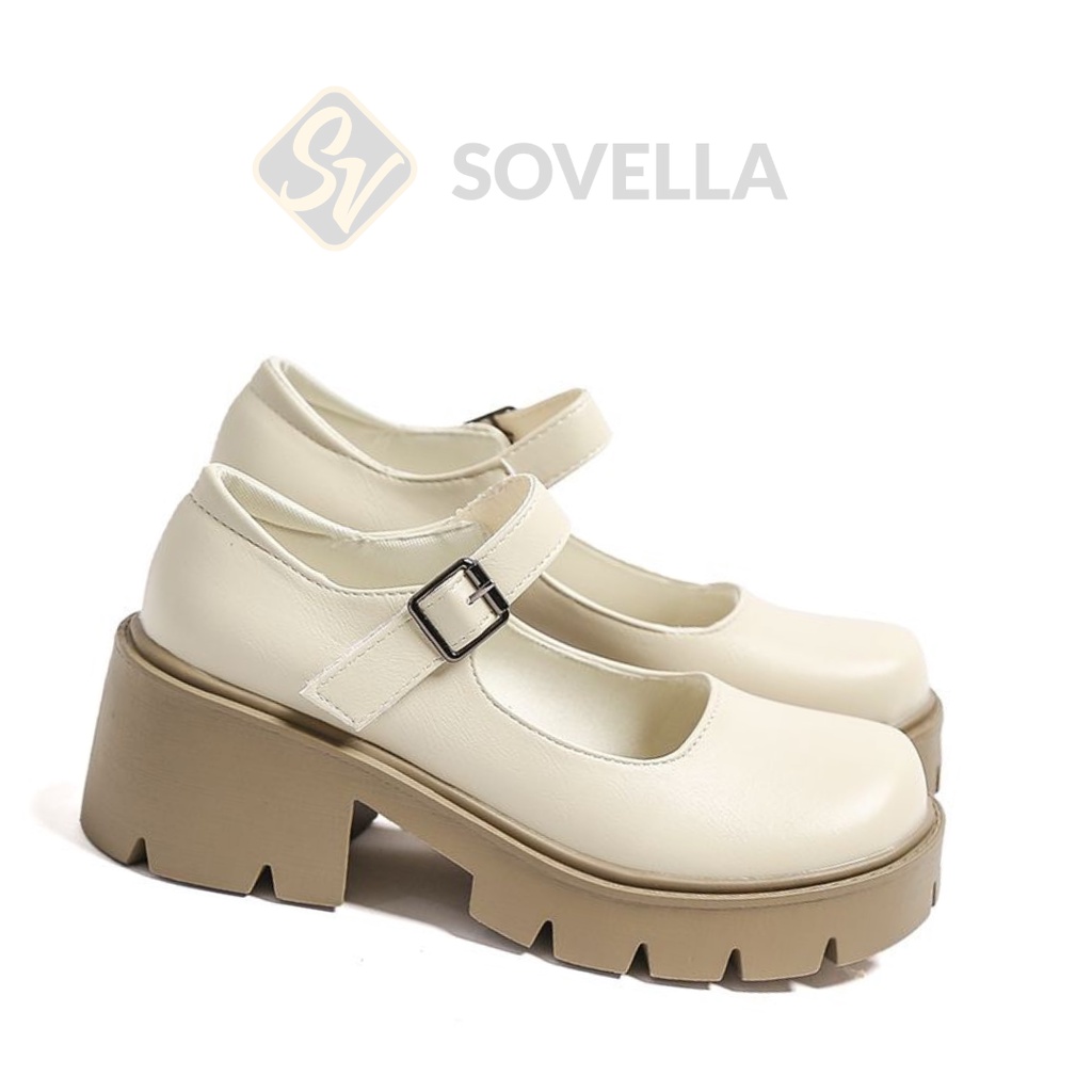 SOVELLA Thalia Sepatu Pantofel Kerja Wanita Hitam