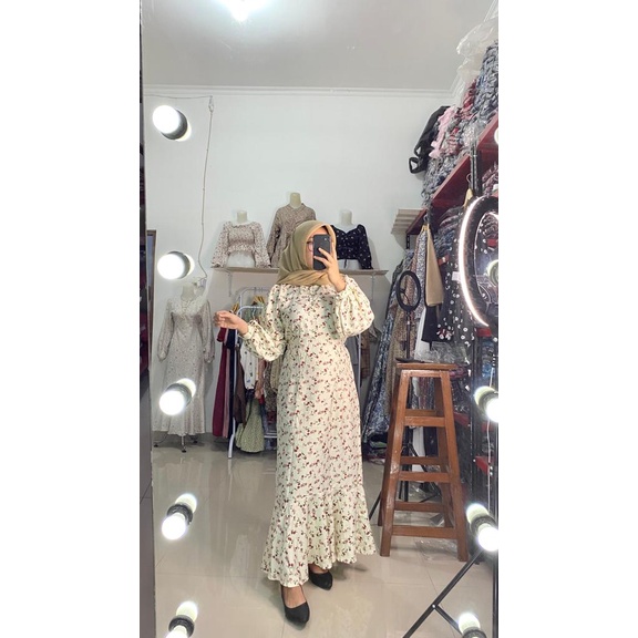 BEFAST - ZFS DRESS MAXY ANSEL / ZALICA SHAKILA FISHTAIL MAXI DRESS / Dress CALINA Maxy Motif Terbaru / Fashion kekinian Wanita Kondangan/Pesta / Dress Maxy Lengan Panjang / Outfit Wanita Hijab Trendy / Dress Terlaris / LongDress Wanita Remaja Terbaru