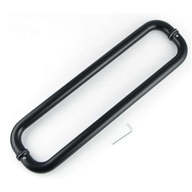 Handle Pintu C Pipa as 50 cm Pegangan Pintu Stainless coating Hitam Handle Pintu Kaca Kayu Alumunium