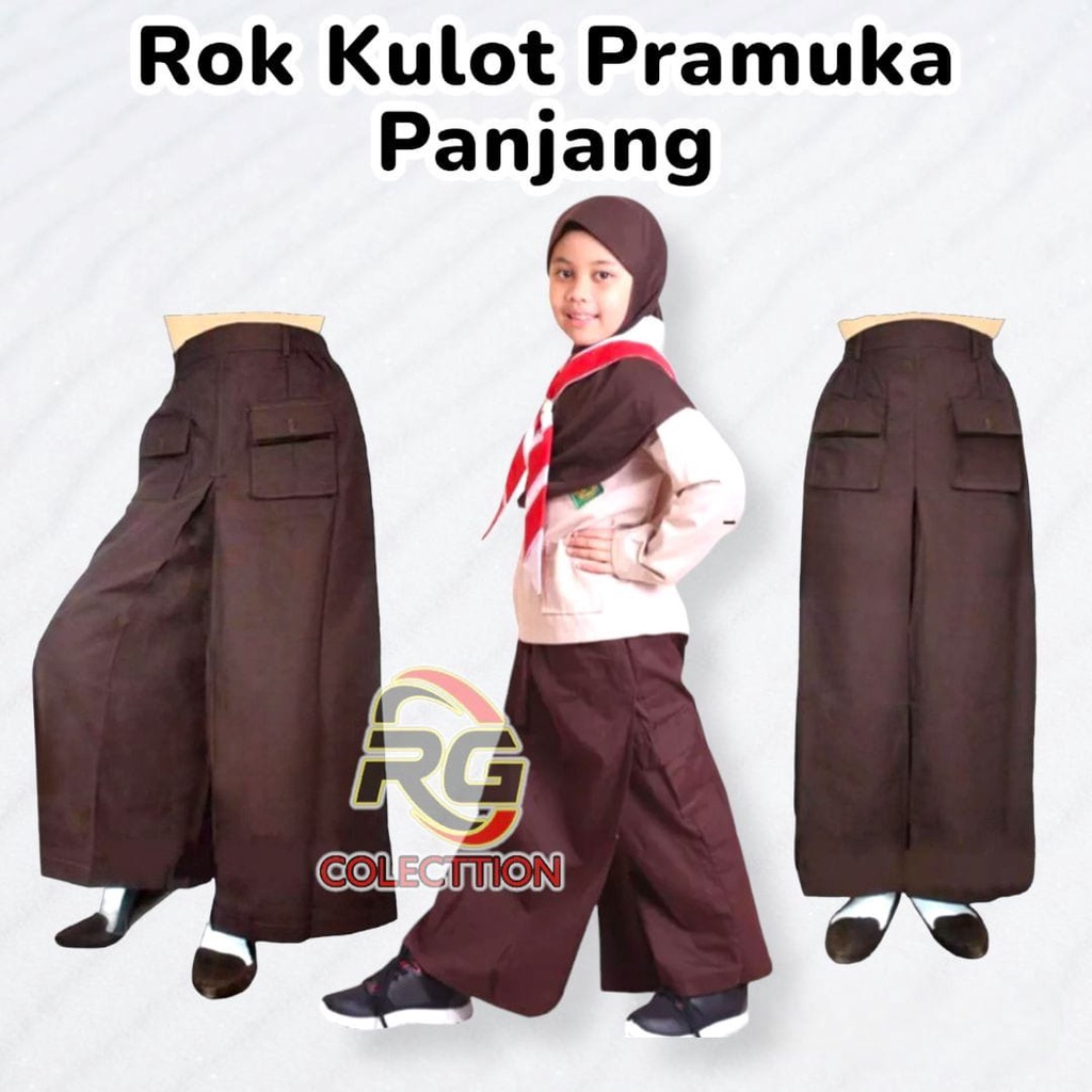 Rok Kulot Pramuka Panjang SD Rok Pramuka Panjang