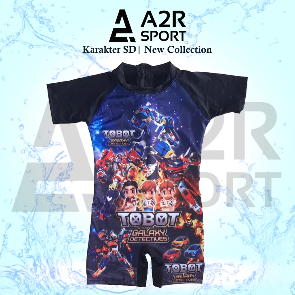 A2R Sport - Karakter Diving pendek SD Baju renang anak