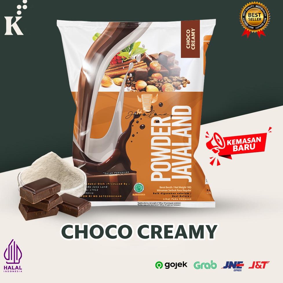 

[Terkece Se-RI] Bubuk Minuman Bubble Powder Drink Choco Creamy ORIGINAL Javaland 1kg