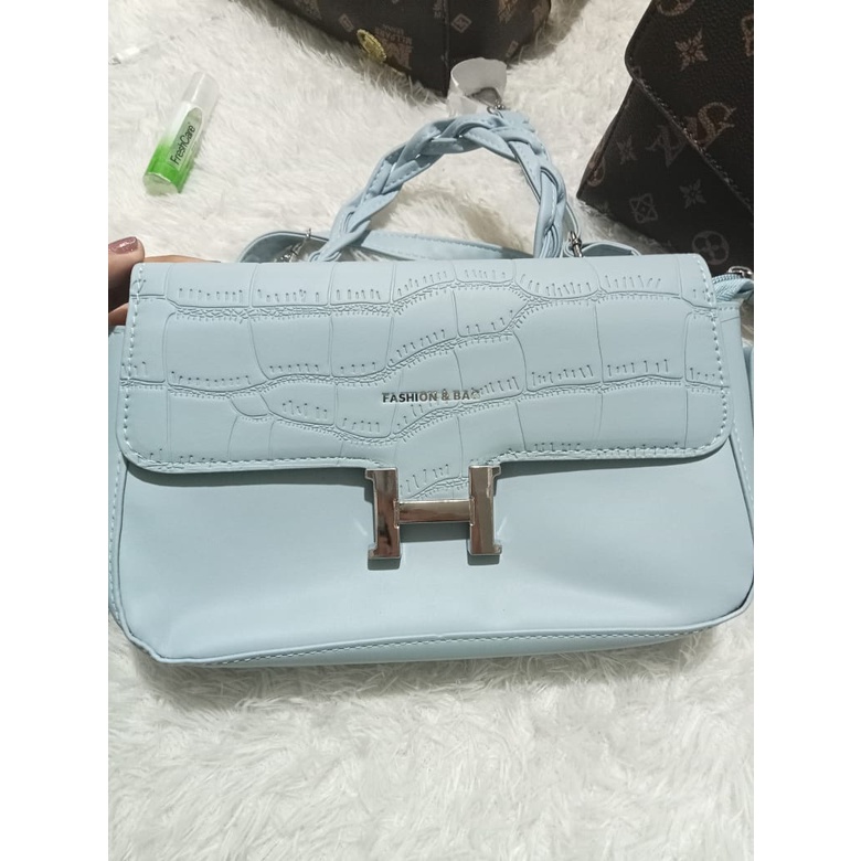 BESTSELLER Tas Croco Fashion & Bag 2 Tali Kepang Import - Tas Selempang Wanita Import Tas Korea Cant