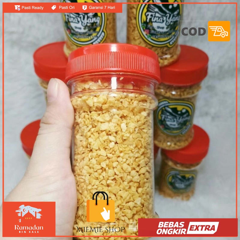 

bawang putih goreng kering tanpa minyak