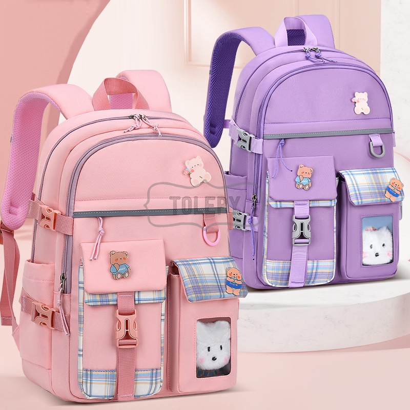 Tas Ransel Anak Sekolah Perempuan SD - SMP / School Girl  Elementary to Junior Backpack