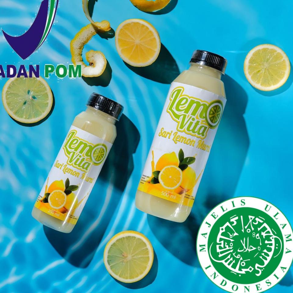 

SALE TERBAIK BPOM PAKET 1 Liter Lemovita Fresh Sari Lemon Jus Lemon Halal