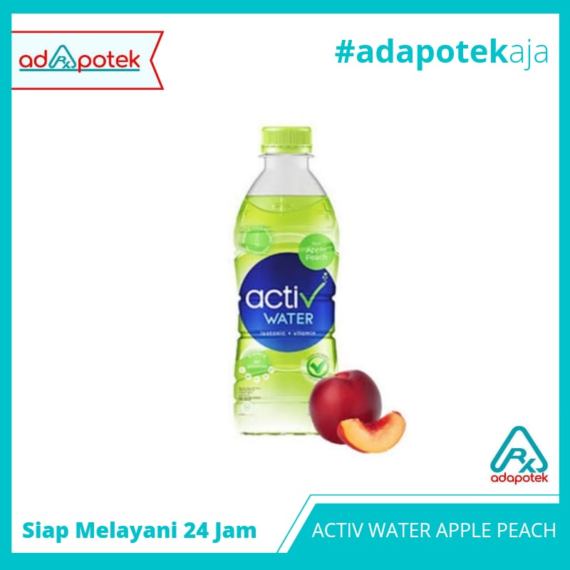

Activ Water Apple-Peach Minuman Isotonik+Multivitamin Botol 380 ml