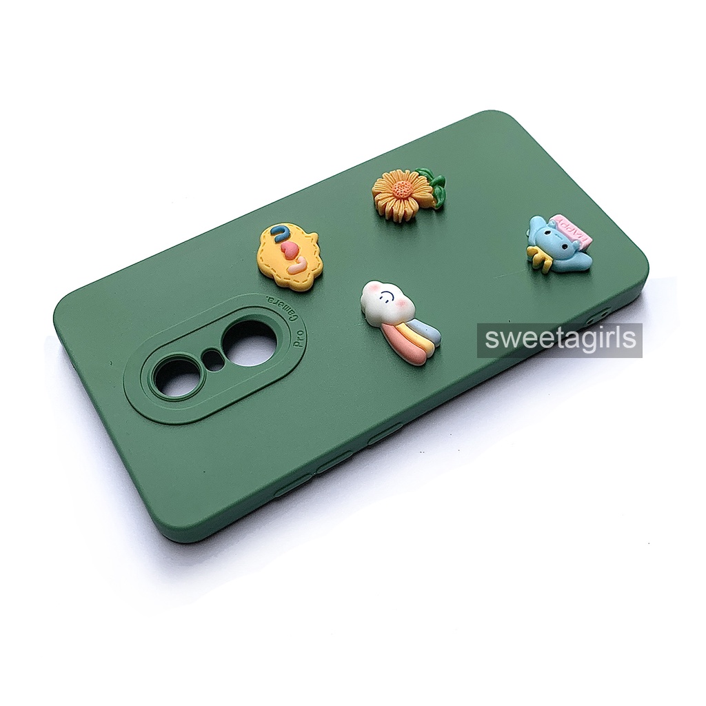 Softcase Transparan dengan boneka Timbul 3D untuk Xiaomi Redmi Note 4x - Sweetacase.id - Casing Lucu - Kesing Cewek - Casing Lembut - Aksesoris Boneka Timbul - Case Bening - Lucu - Gemoy