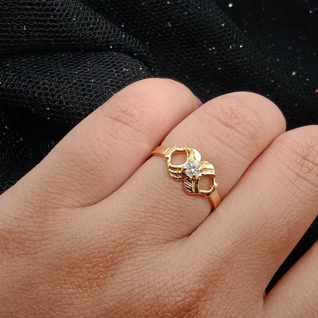 Cincin Anak Emas 17K - 0.95 Gr Kadar 750 - 4448