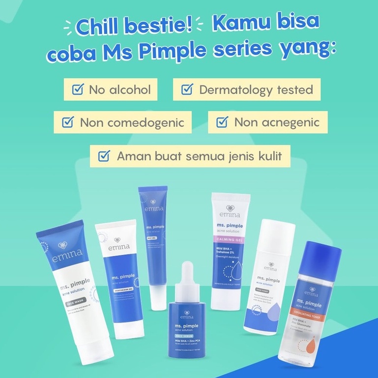 Emina Ms. Pimple SERIES | SERIES Ms.Pimple Acne Solutin