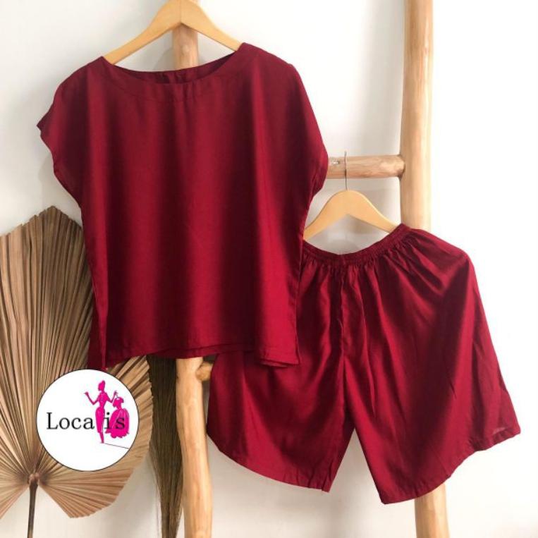 SPECIAL PRICE SETELAN PIYAMA | PAJAMAS RAYON PENDEK JUMBO POLOS TERMURAH