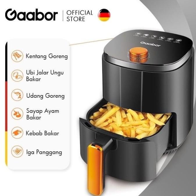 News Gaabor Air Fryer Ga-M35A 3.5L Oven Listrik Air Fryer Penggorengan Storrianake