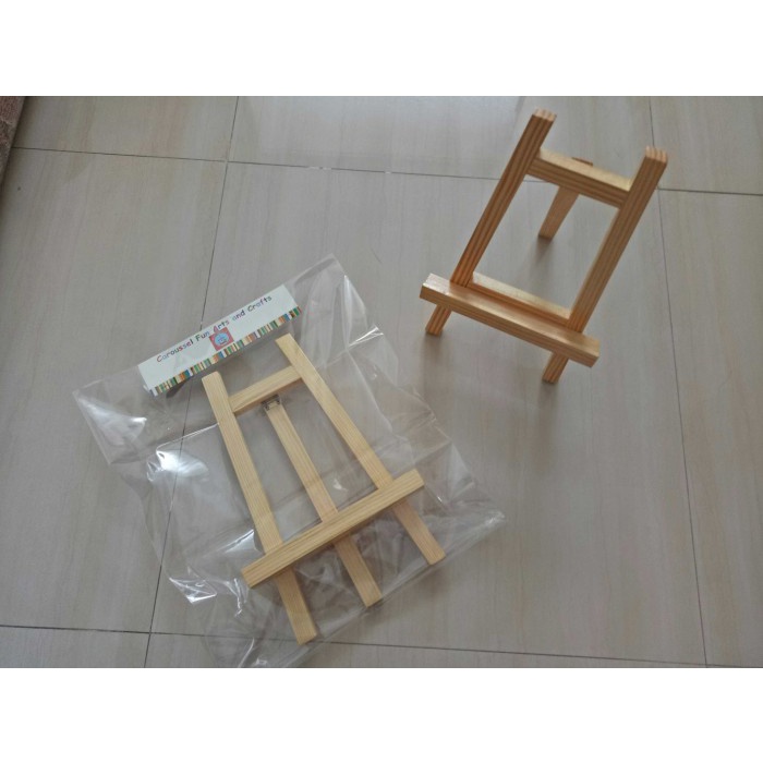 

Terlaris Mini Easle / Stand Kayu Lukis (Small)