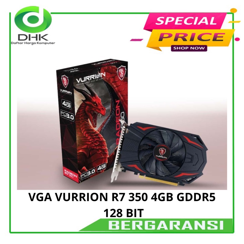 VGA VURRION R7 350 4GB GDDR5 128 BIT