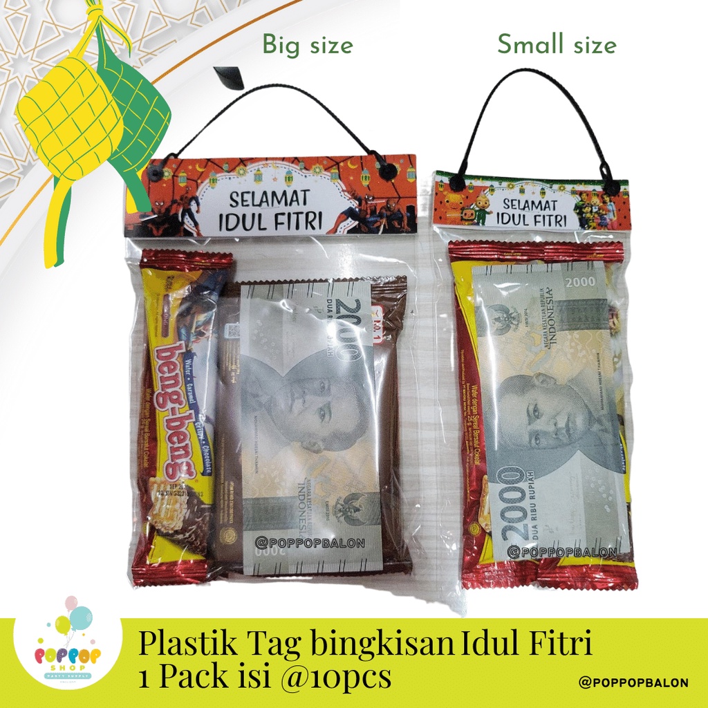 

Plastik Parcel Snack THR Lebaran / Idul Fitri Anak Souvenir Tas Hari Raya Goodie Bag